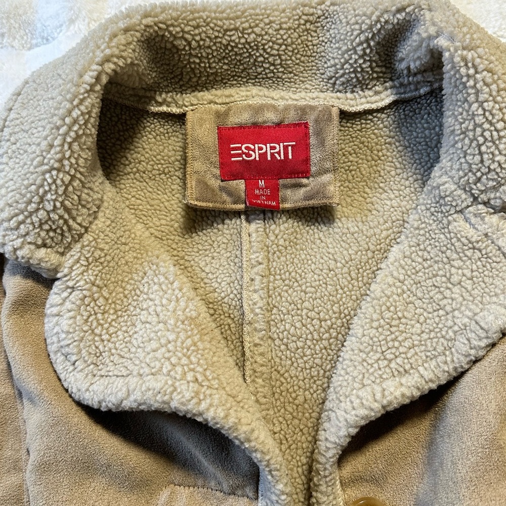 Espirit Lightly Lined Suede Jacket *Perfect For S… - image 6